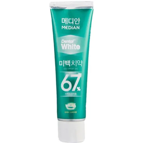 Відбілююча зубна паста Median Dental White 67% Spear Toothpaste з м’ятним смаком, 100 г.