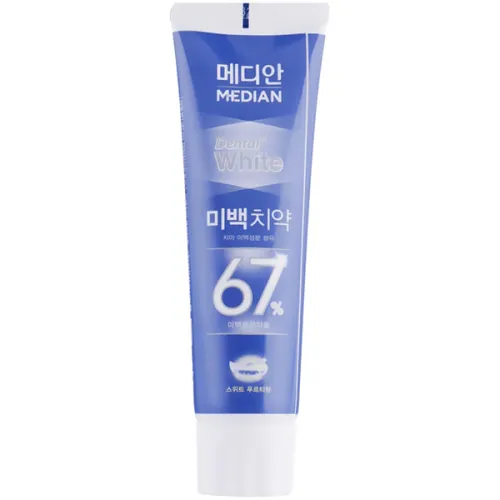 Відбілююча зубна паста Median Dental White Fruity Toothpaste з фруктовим смаком, 100 г.