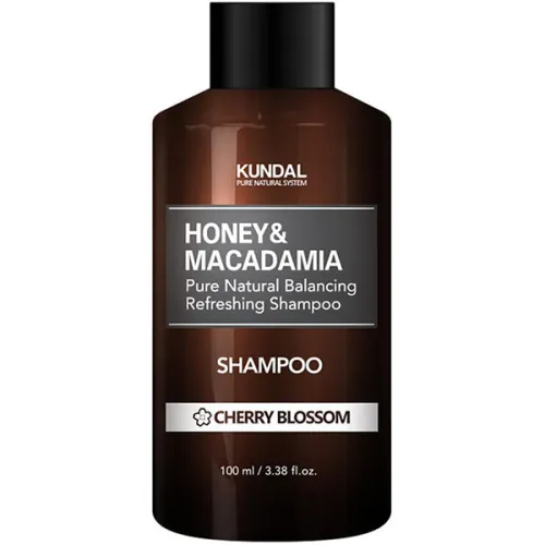 Шампунь для волосся «квітуча вишня» Kundal Honey & Macadamia Shampoo Cherry Blossom, 100 мл.