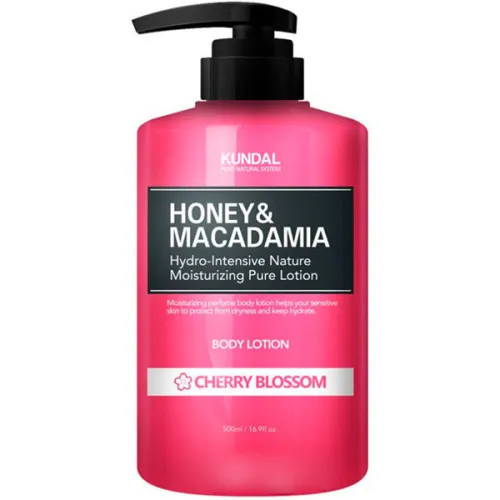 Лосьйон для тіла «квітуча вишня» Kundal Honey & Macadamia Body Lotion Cherry Blossom, 500 мл.