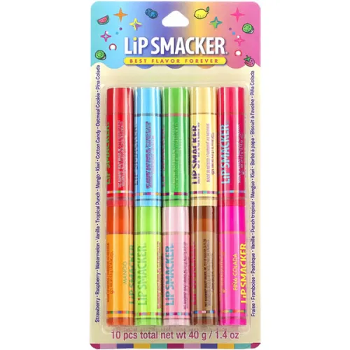 Набор бальзамов для губ Lip Smacker Best Flavor Forever Set, 10 шт. х 4 г.