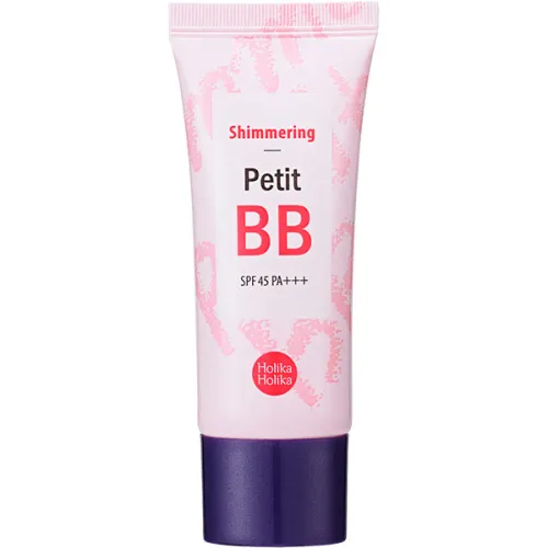 Сияющий BB крем для тусклой кожи лица Holika Holika Petit BB Shimmering SPF45 PA++, 30 мл.