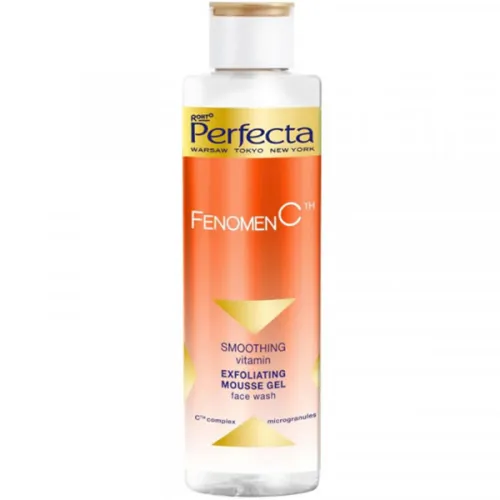 Пилинг гель-мусс для умывания Perfecta Fenomen C Smoothing Vitamin Face Wash Exfoliating Mousse Gel, 200 мл.