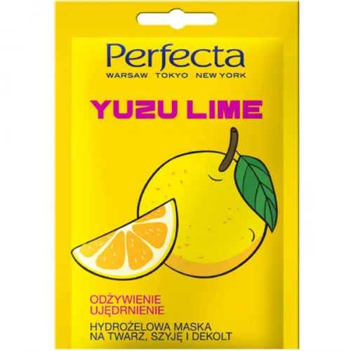 Восстанавливающая маска для лица Perfecta Yuzu Lime Face Mask с экстрактом юдзу, 10 мл.