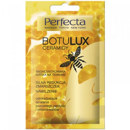 Маска для зменшення зморшок Perfecta Botulux Ceramides Face Mask, 20 мл.