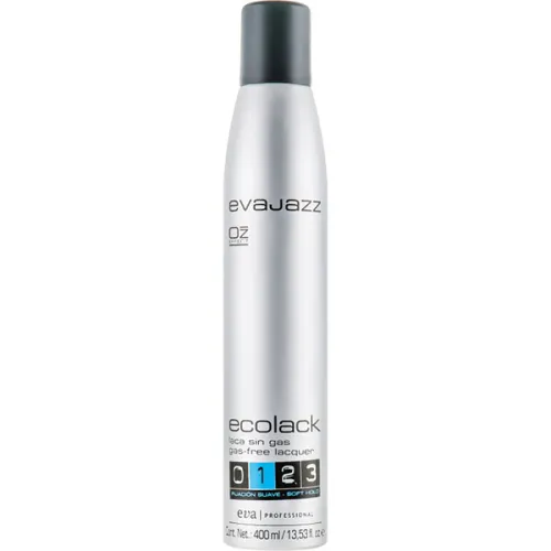 Еколак для волосся легкої фіксації Eva Professional Evajazz Ecolack-1 Soft Hold Suave, 400 мл.