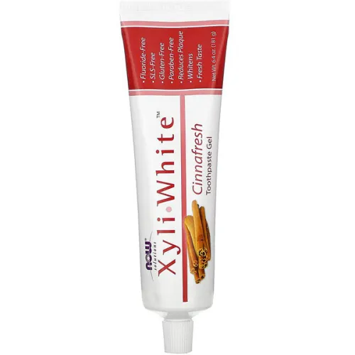 Гелева зубна паста «кориця» Now Foods XyliWhite Cinnafresh Toothpaste Gel, 181 г.