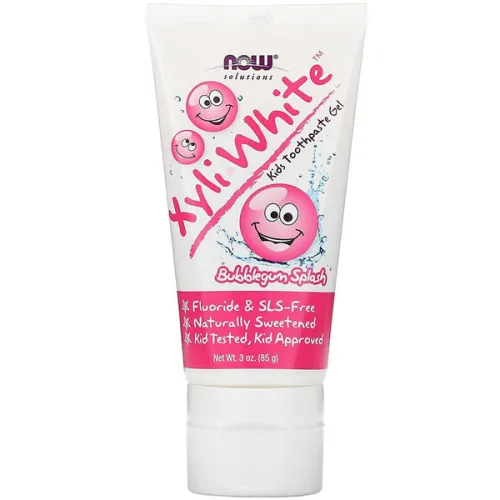 Дитяча гелева зубна паста «жуйка» Now Foods XyliWhite Bubblegum Splash Kids Toothpaste Gel, 85 г.