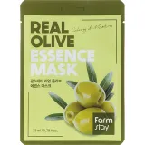 Тканинна маска для обличчя FarmStay Real Olive Essence Mask з екстрактом оливи, 23 мл.