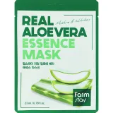 Тканинна маска для обличчя FarmStay Real Aloe Vera Essence Mask з екстрактом алое, 23 мл.