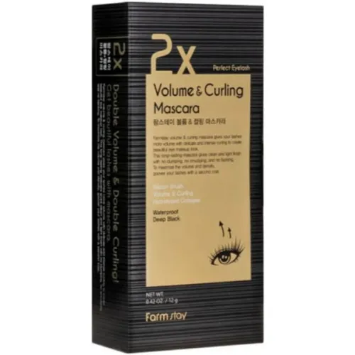 Тушь для объема и подкручивания ресниц FarmStay 2X Volume & Curling Mascara, 12 г. - вид 2