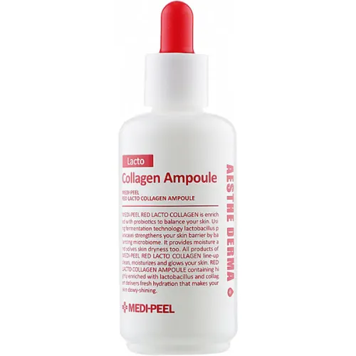 Сиворотка для обличчя Medi Peel Red Lacto Collagen Ampoule з коллагеном лактобактеріями та амінокислотами, 70 мл.