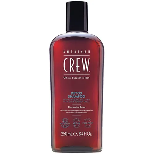 Очищаючий шампунь для волосся American Crew Detox Shampoo з пілінгом, 250 мл.