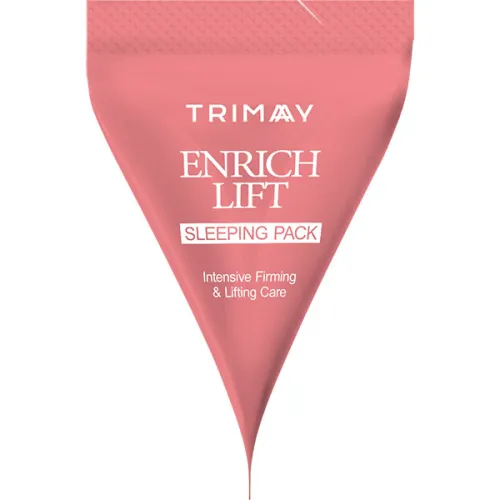Нічна маска для підвищення еластичності шкіри обличчя Trimay Enrich-lift Sleeping Pack, 3 мл.