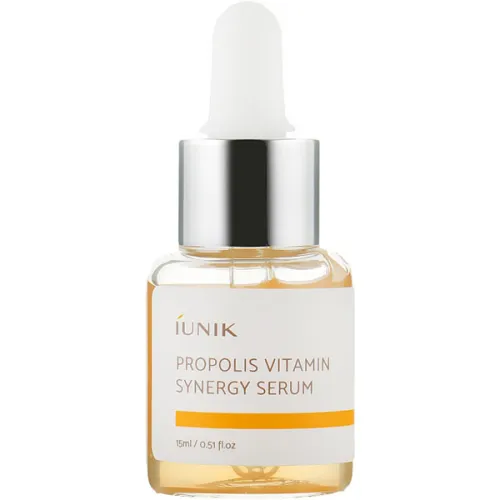 Сироватка для обличчя iUNIK Propolis Vitamin Synergy Serum з прополісом та вітаміном С, 15 мл.
