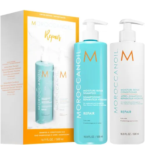 Набір для відновлення волосся Moroccanoil Repair Shampoo & Conditioner Duo, 2 шт. х 500 мл.