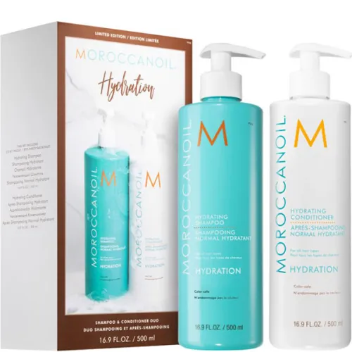 Набір для зволоження волосся Moroccanoil Hydration Shampoo & Conditioner Duo, 2 шт. х 500 мл.