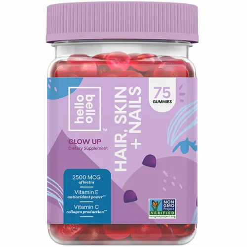 Жевательный комплекс для красоты волос, кожи и ногтей Hello Bello Hair, Skin + Nails Gummies