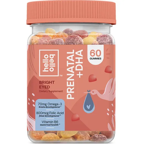 Мультивитаминный жевательный комплекс для беременных Hello Bello Prenatal + DHA Gummies
