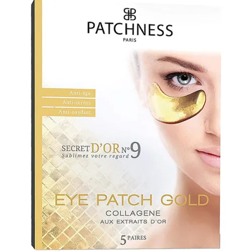Гидрогелевые патчи для глаз Patchness Eye Patch Gold с экстрактом золота