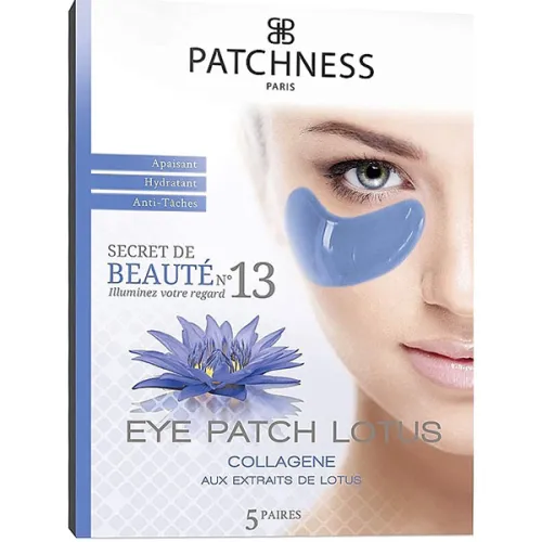 Гидрогелевые патчи для глаз Patchness Eye Patch Lotus с экстрактом лотоса