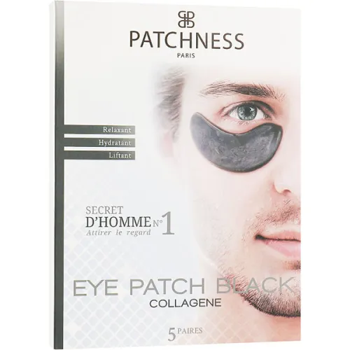 Гідрогелеві патчі для очей Patchness Eye Patch Men Black з колагеном для чоловіків