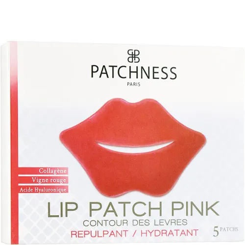 Гидрогелевые патчи для губ Patchness Lip Patch Pink с экстрактом красного винограда