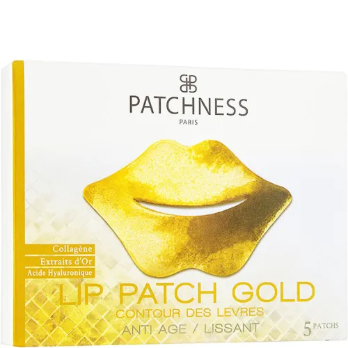 Гидрогелевые патчи для губ Patchness Lip Patch Gold с экстрактом золота