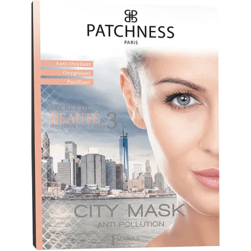 Тканинна очищаюча киснева маска для обличчя Patchness City Mask
