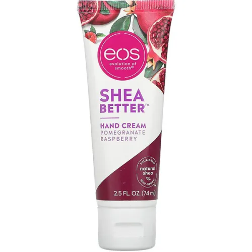 Крем для рук EOS Shea Better Hand Cream Pomegranate Raspberry з екстрактом граната та малини, 74 мл.