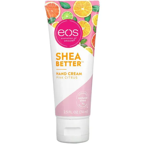 Крем для рук EOS Shea Better Hand Cream Pink Citrus з екстрактом рожевого цитрусу, 74 мл.