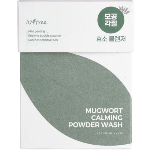 Заспокійлива ензимна пудра для вмивання IsNtree Mugwort Calming Powder Wash, 1 г. - вигляд 2