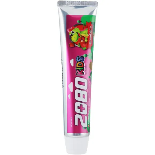 Детская зубная паста для укрепления эмали «клубника» Dental Clinic 2080 Kids Toothpaste Strawberry, 80 г.