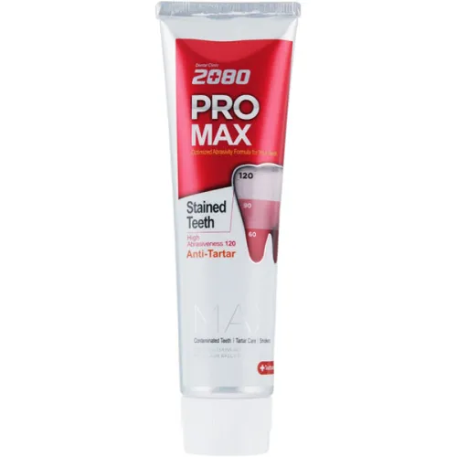 Зубная паста для защиты зубов от кариеса Dental Clinic 2080 Pro Max Stained Teeth, 125 г.