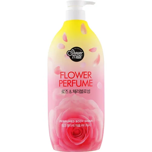Парфюмированный гель для душа «роза» Shower Mate Rose Flower Perfume Body Wash, 900 мл.