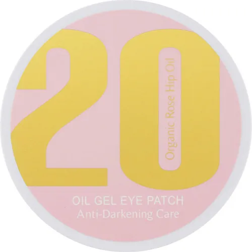 Гідрогелеві патчі від темних кіл під очима Lime Twenty Oil Gel Eye Patch Anti-Darkening Care з олією шипшини