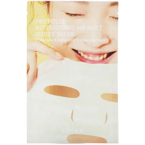 Тканинна зміцнююча маска для обличчя Cosrx Propolis Nourishing Magnet Sheet Mask з екстрактом прополісу, 21 мл.