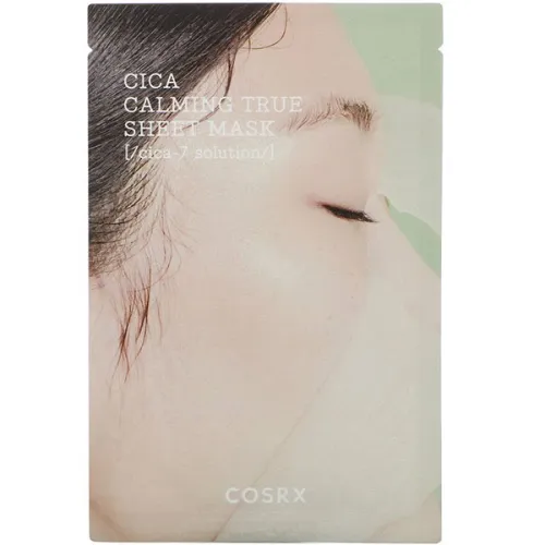 Тканинна заспокійлива маска для обличчя Cosrx Pure Fit Cica Calming True Sheet Mask з екстрактом центелли, 21 мл.