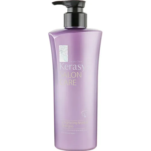 Шампунь для гладкості та блиску волосся KeraSys Salon Care Straightening Ampoule Shampoo, 470 мл.