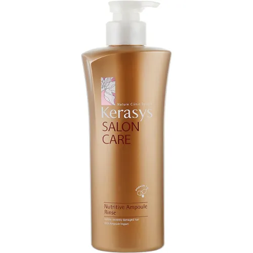 Живильний кондиціонер для волосся KeraSys Hair Clinic Salon Care Nutritive Ampoule Rinse, 600 мл.