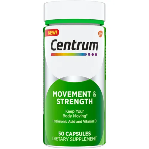 Комплекс для энергии и силы Centrum Movement & Strength Hyaluronic Acid & Vitamin D с гиалуроновой кислотой и витамином Д