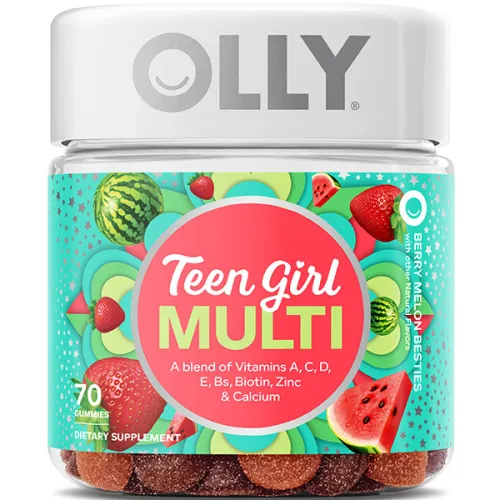 Мультивитаминный жевательный комплекс для подростков OLLY Teen Girl Multivitamin Gummies