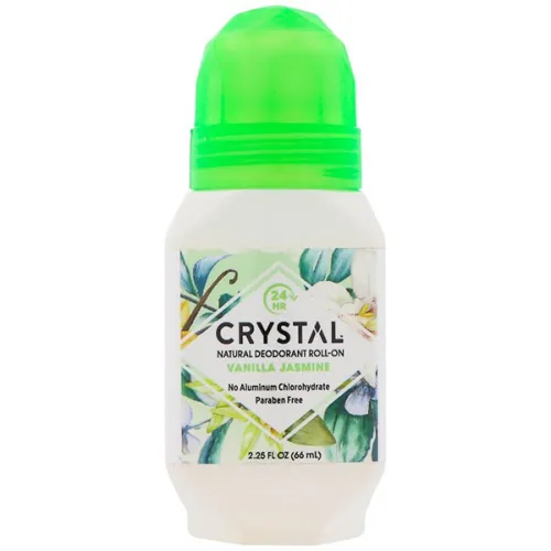 Кульковий мінеральний дезодорант «ваніль та жасмин» Crystal Body Deodorant Natural Deodorant Roll-On Vanilla Jasmine, 66 мл.