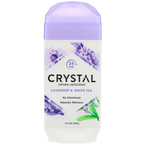 Кремовий дезодорант «лаванда та білий чай» Crystal Body Deodorant Natural Deodorant Lavender & White Tea, 70 г.