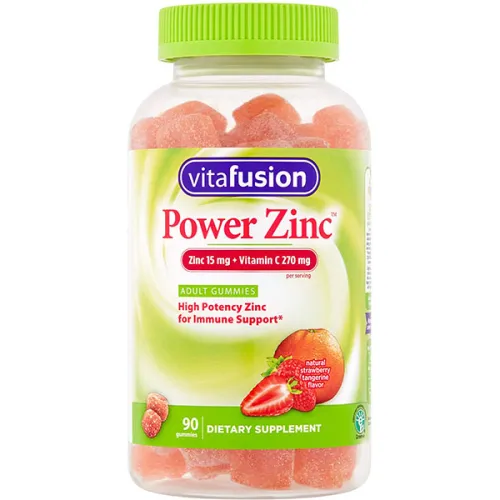 Глюконат цинка и витамин C Vitafusion Power Zinc Adult Gummies