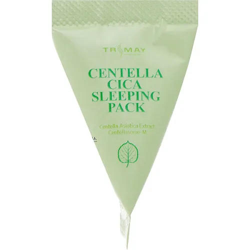 Нічна маска для проблемної шкіри обличчя Trimay Centella Cica Sleeping Pack з екстрактом центелли, 3 мл.