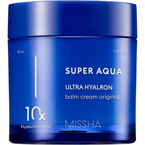 Увлажняющий крем-бальзам для лица Missha Super Aqua Ultra Hyalron Balm Cream Original с 10 видами гиалуроновой кислоты, 70