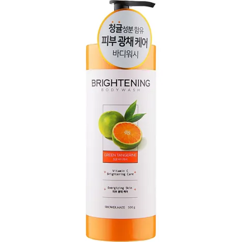 Гель для душа «зеленый мандарин» Shower Mate Green Tangerine Brightening Care Body Wash, 500 г.