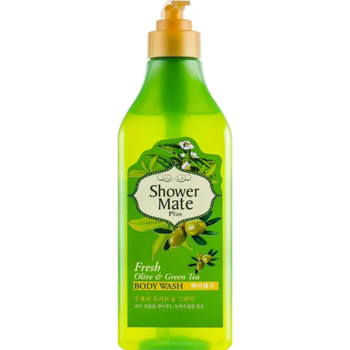 Гель для душа «оливки и зеленый чай» Shower Mate Body Wash Fresh Olive & Green Tea, 550 г.