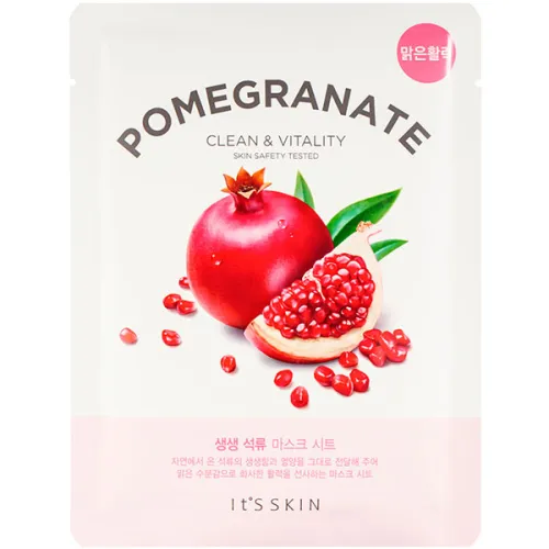Тканинна маска для обличчя It’s Skin The Fresh Pomegranate Mask Sheet з екстрактом граната, 20 г.